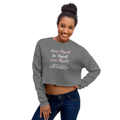 Self Love University Crop Sweatshirt Sizes S-L