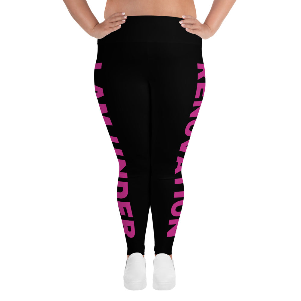 UNDER RENOVATION Plus Size Leggings Sizes 2XL-6XL